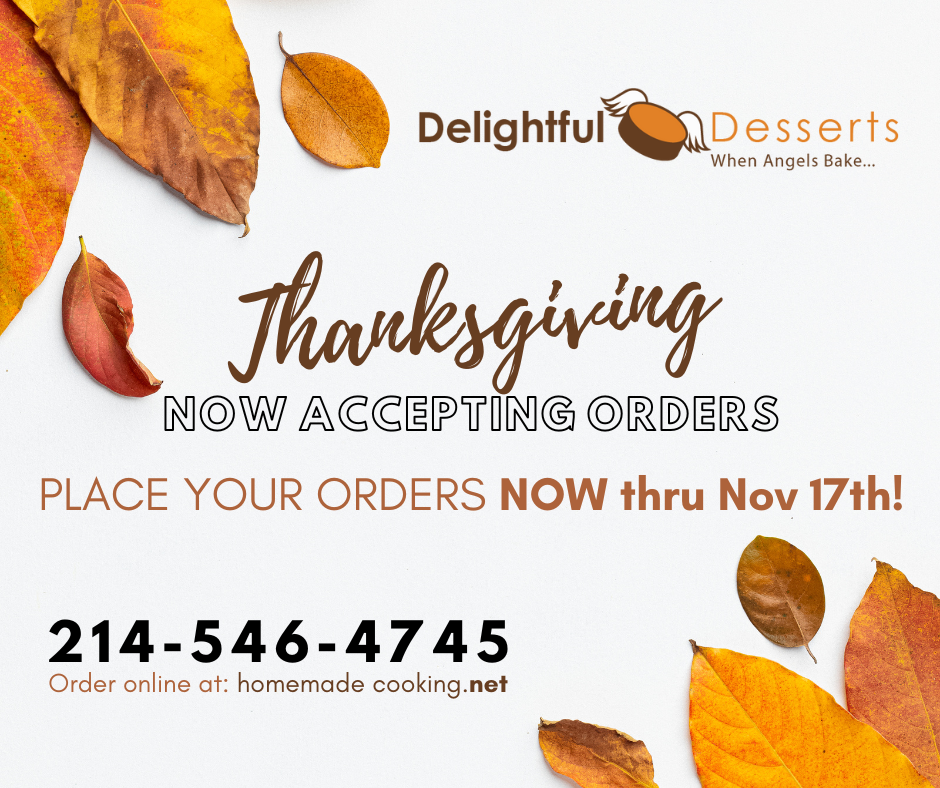 Accepting Thanksgiving Orders